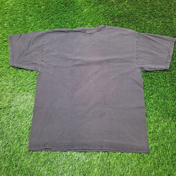 VTG Y2K Funny T-Shirt Mens XL Faded Black Grunge Skate Punk Emo Humor - Picture 4 of 9